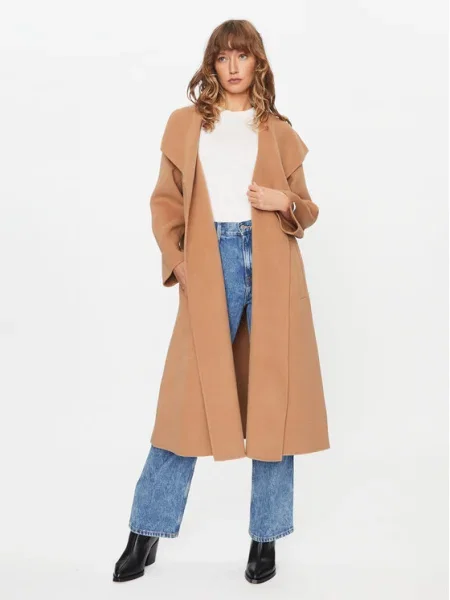 Marella Palton de lână Gesti maro