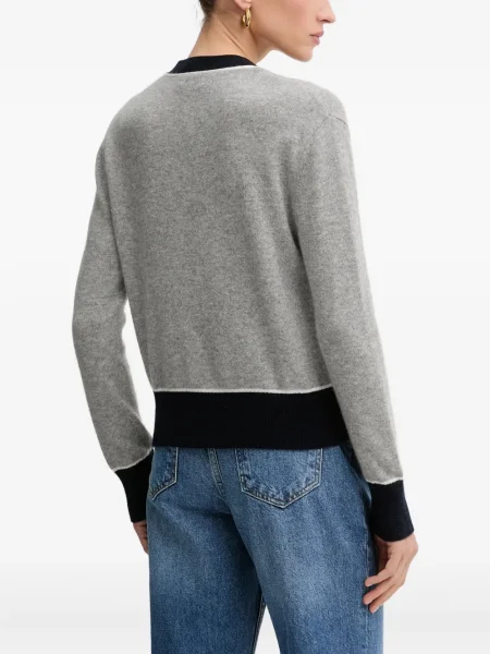 Cardigan From Future cu decolteu în V gri