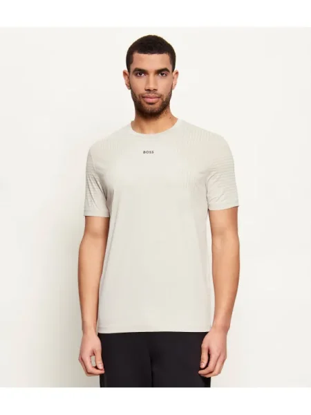 BOSS GREEN Tricou TS_Active Push bej