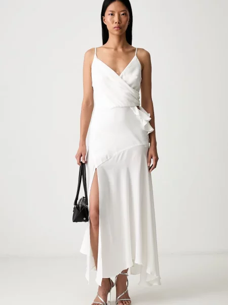 Bardot rochie evazată SORREL bej