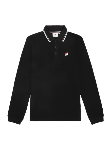 FILA Majica Biella rdeča / črna bela