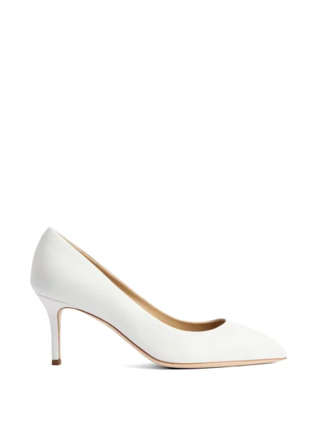 Pantofi cu toc Giuseppe Zanotti din piele alb
