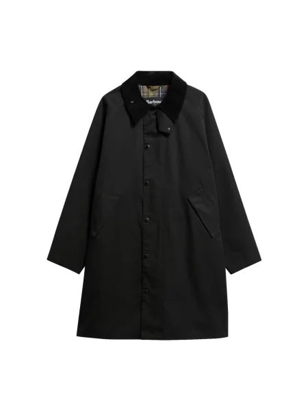Długi płaszcz Barbour czarny