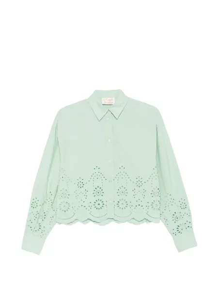 Cămașă Mc2 Saint Barth cu broderie verde