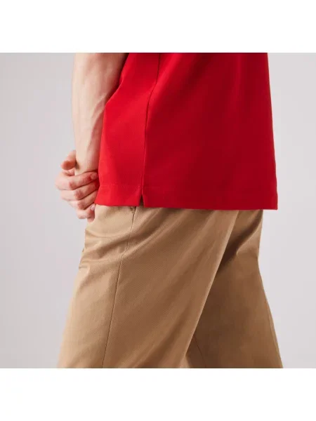 Поло Lacoste красное