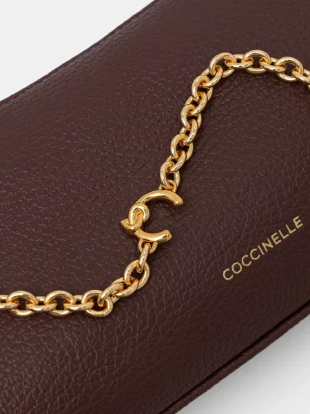 Coccinelle keresztpántos táska női bőr lila