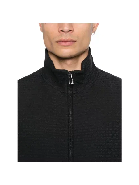 Sweter Emporio Armani niebieski