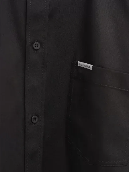Cămașă Balenciaga cu autograf negru