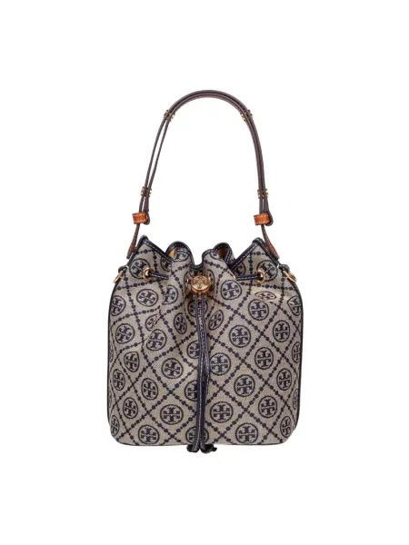 Torebka bucket Tory Burch niebieska