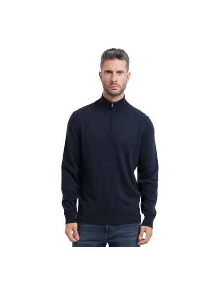 BOSS golf wełniany H-Hemarlo niebieski