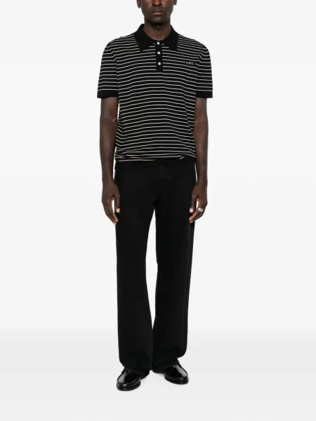 Scurt tricou polo A.p.c. negru