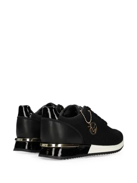 Sneakerși Mexx tricotate cu autograf negru