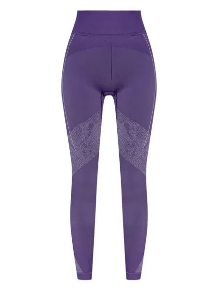 Leggings Adidas By Stella Mccartney cu imagine cu model piele de șarpe fără sudură violet