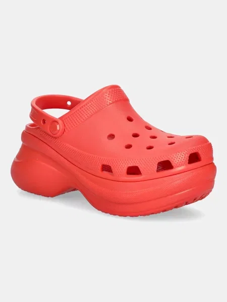 Crocs papuci Classic Bae Clog cu platformă roșu