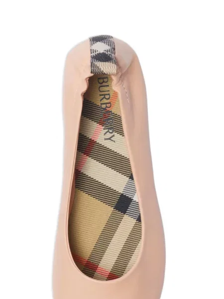 Dětské baleríny Burberry růžové
