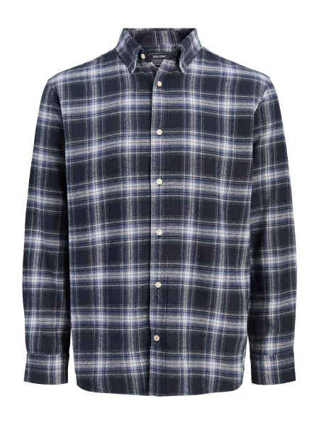JACK & JONES Cămașă JJEField albastru porumbel / albastru închis alb