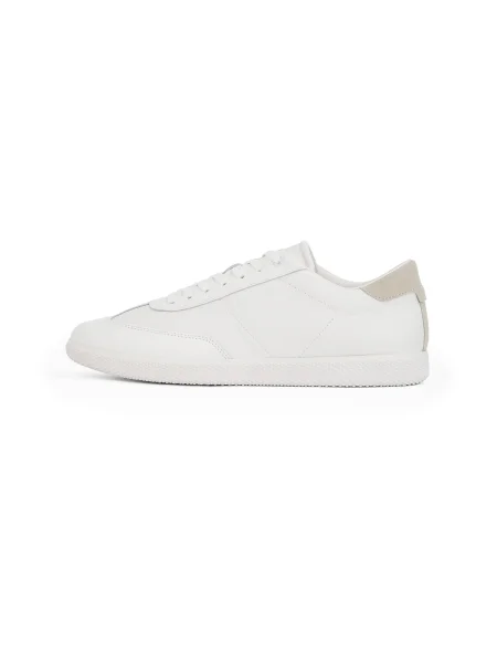 Calvin Klein Sneakers Low Top Lace Up Tmbl Lth alb