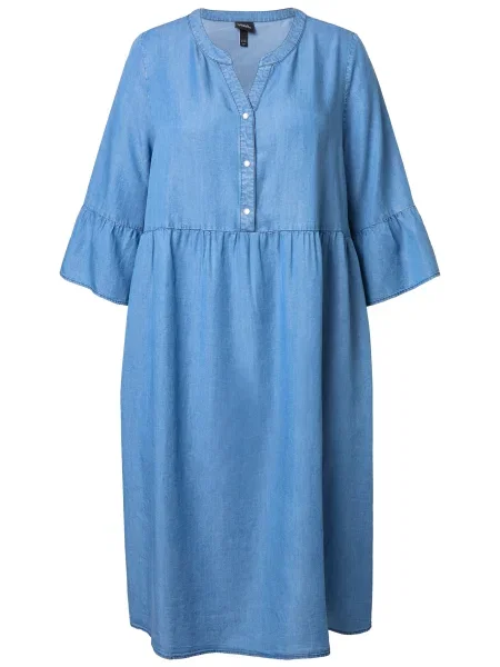 Ulla Popken Rochie denim albastru