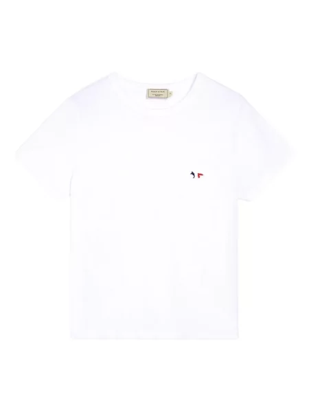 Tricou Maison Kitsune clasic alb