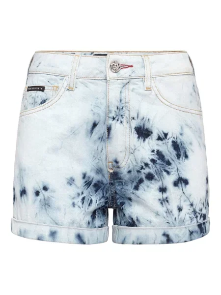 Szorty jeansowe Philipp Plein niebieskie