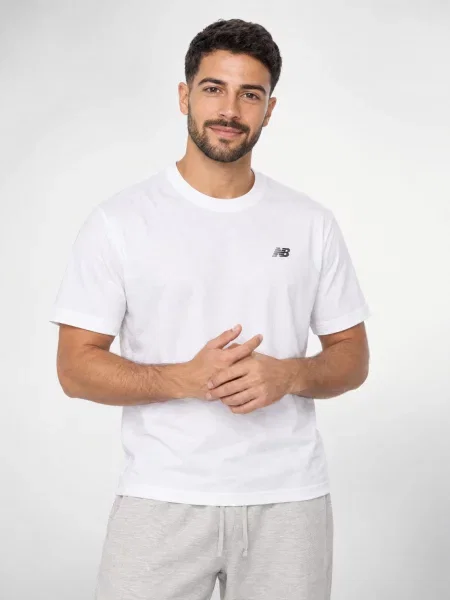 Tricou sport New Balance alb