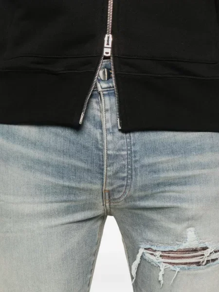 Blugi Amiri din piele albastru