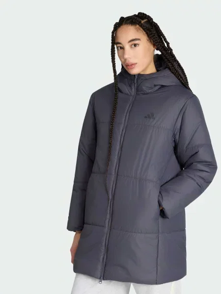 Зимова куртка adidas Adidas Essentials перероблений сірий
