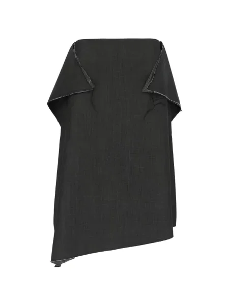 Spódnica Niccolò Pasqualetti asymetryczna szara