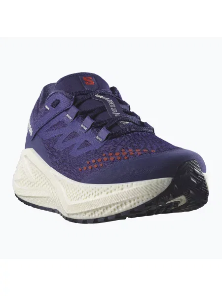 Мъжки обувки за бягане Salomon Aero Glide 3 Gravel astral aura/vanilla ice/haute red червено