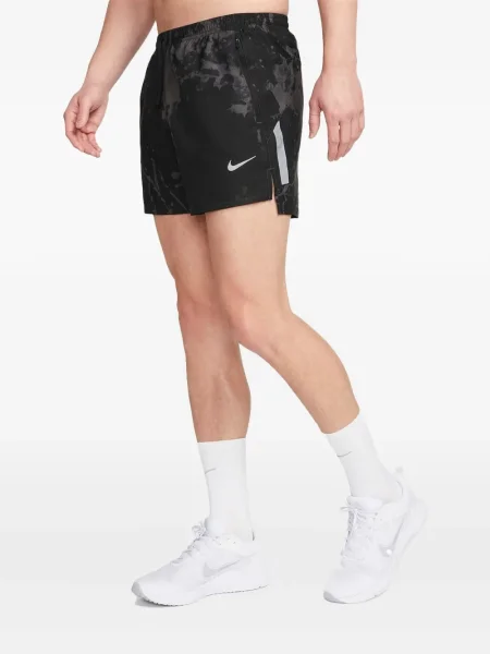 Krátké fleecové kraťasy Nike s potiskem žluté
