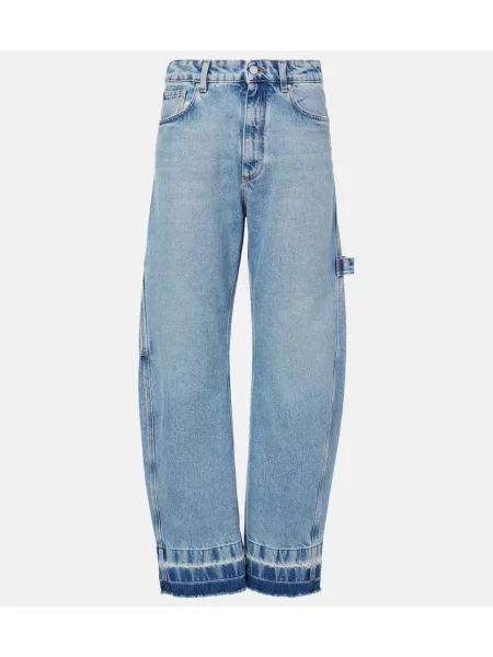 Široke kavbojke Stella Mccartney modra