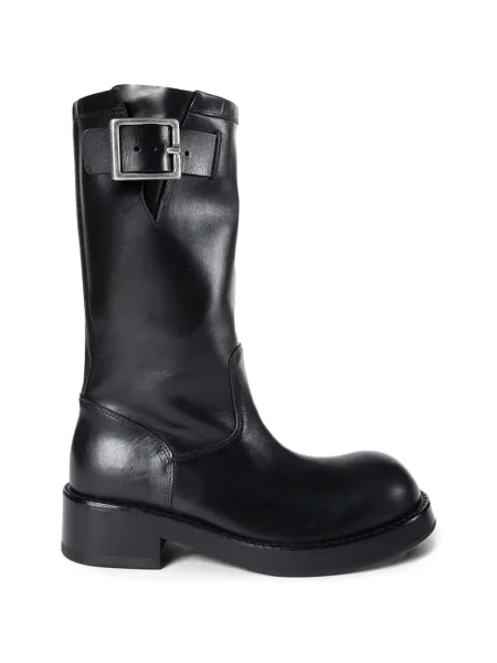 Botine Ann Demeulemeester cu cataramă negru