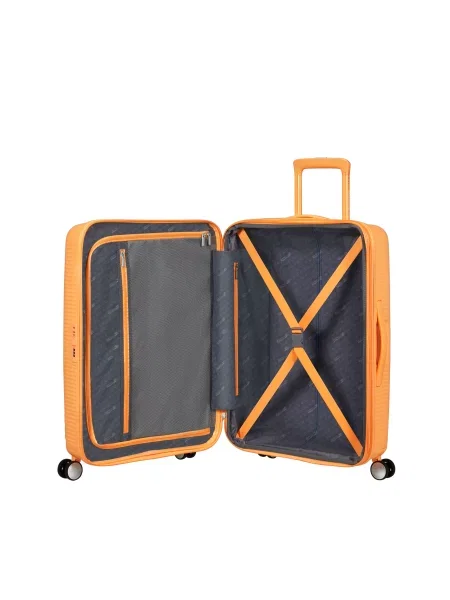Чемодан American Tourister оранжевый