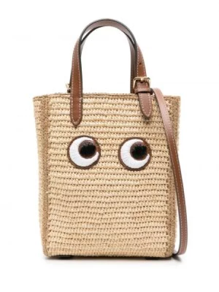 Geantă Anya Hindmarch cu broderie