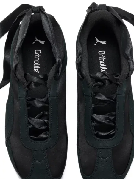 Sneakerși Puma Suede din piele de căprioară negru