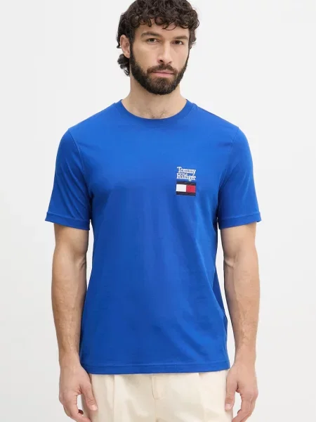 Tommy Hilfiger basic tričko modré