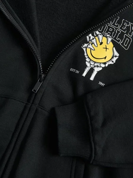Reserved Світшот SmileyWorld® чорний