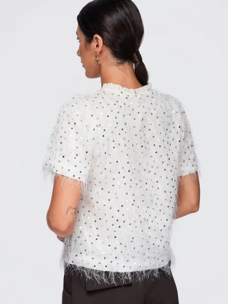 Bluza Ombre bijela