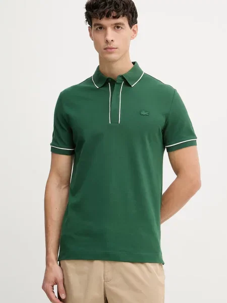 Tricou polo Lacoste verde