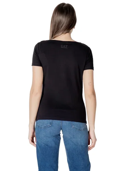 Koszulka Ea7 z krótkim rękawem czarna