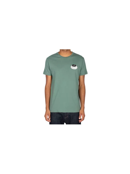 IrieDaily Slowpresso Tee Jungle Green Mężczyźni Koszulki IrieDaily Zielony Size: L biała
