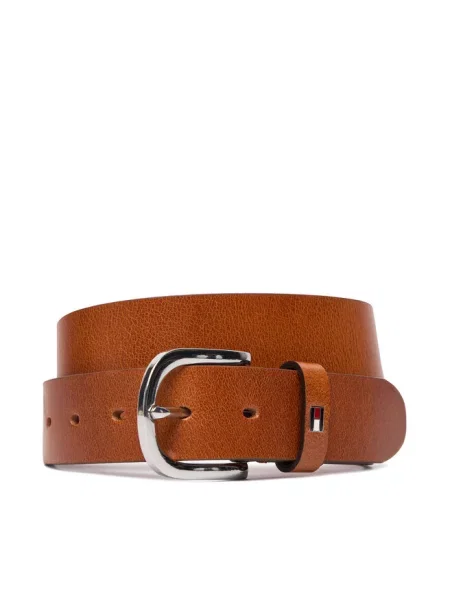 Pasek Tommy Hilfiger brązowy