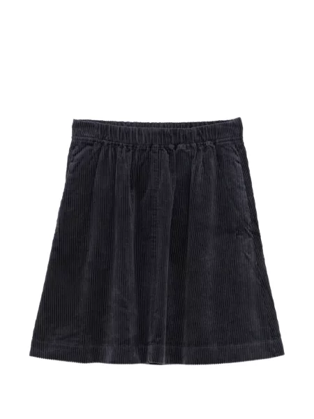 Fustă midi Marc O'polo de catifea cord albastru