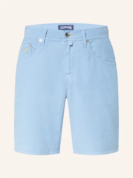 Vilebrequin Manšestrové Šortky Garonne tmavě modrá