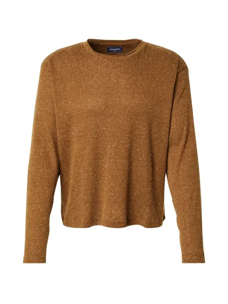 JACK & JONES Majica JORWINTE čokolada
