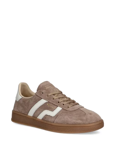 Sneakerși Gant din piele de căprioară maro