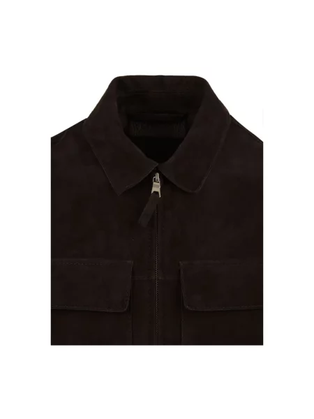 Kurtka skórzana The Jack Leathers brązowa
