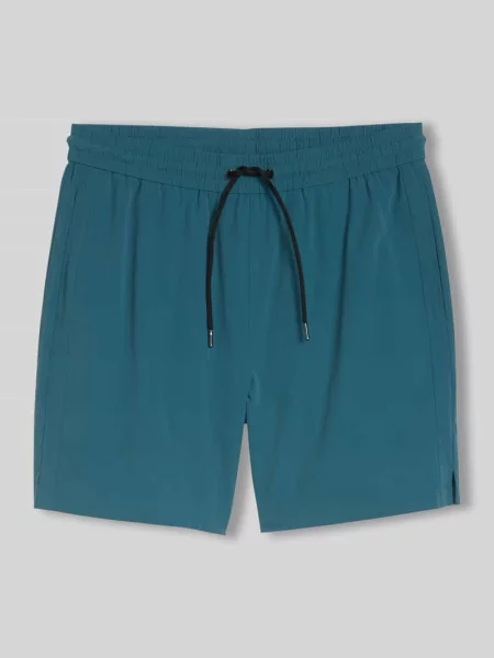 Szorty dresowe o kroju relaxed fit z tunelem Tom Tailor Denim