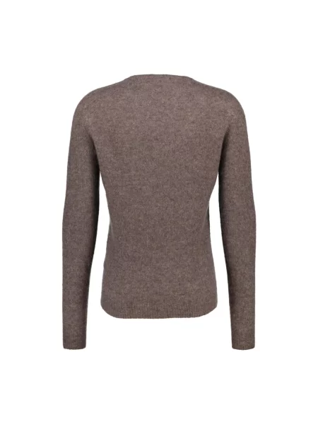 Sweter Roberto Collina brązowy
