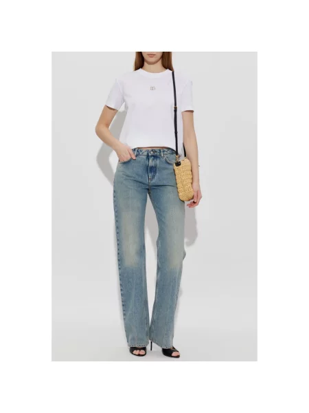 Jeansy Dolce And Gabbana retro niebieskie